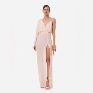 Elegant Pink Evening Gown